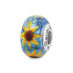 Black Raven Beads Van Gogh Sunflowers Under the Stars Glass LE blue; yellow glass Bead by The Alternative Bead. Your official Black Raven Beads Retailer from Germany