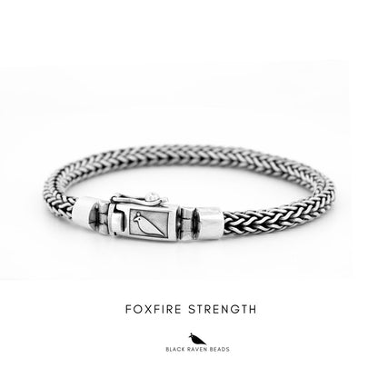 Black Raven Beads Bracelet Foxfire Strength silver sterling-silver Bracelet by The Alternative Bead. Your official Black Raven Beads Retailer from Germany