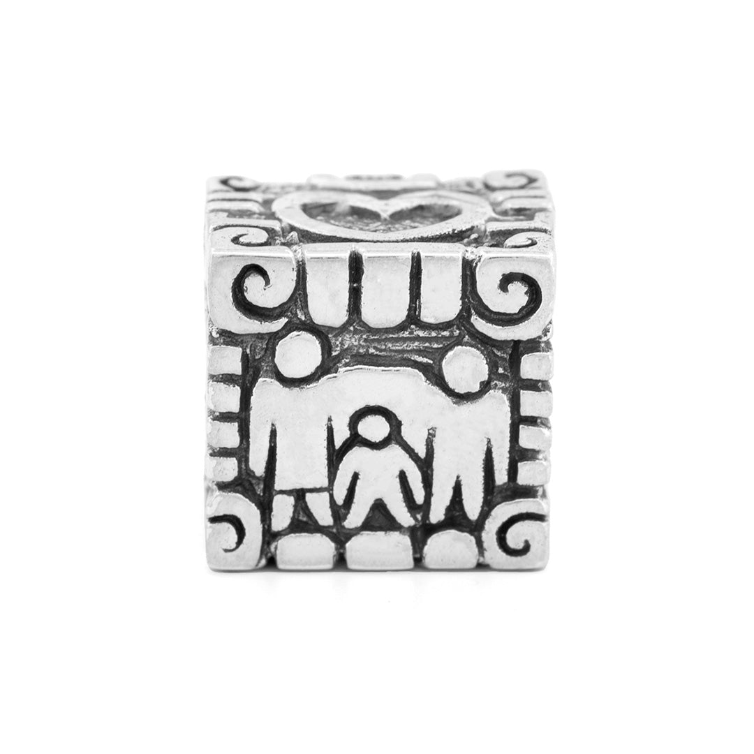 Black Raven Beads Maya Sacred Bonds Cube (Love · Friendship · Family) silver sterling-silver Bead by The Alternative Bead. Your official Black Raven Beads Retailer from Germany