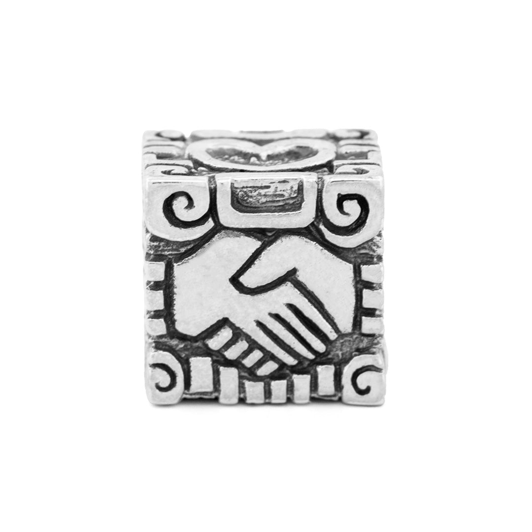 Black Raven Beads Maya Sacred Bonds Cube (Love · Friendship · Family) silver sterling-silver Bead by The Alternative Bead. Your official Black Raven Beads Retailer from Germany