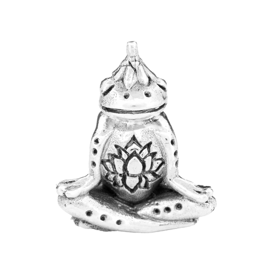 Black Raven Beads Meditation Frog silver sterling-silver Charm by The Alternative Bead. Your official Black Raven Beads Retailer from Germany
