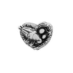 Black Raven Beads Bird's Nest Heart silver sterling-silver Bead by The Alternative Bead. Your official Black Raven Beads Retailer from Germany