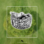 Black Raven Beads Bird's Nest Heart silver sterling-silver Bead by The Alternative Bead. Your official Black Raven Beads Retailer from Germany