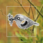 Black Raven Beads Messenger of Spring silver sterling-silver Bead by The Alternative Bead. Your official Black Raven Beads Retailer from Germany