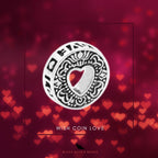Black Raven Beads Wish Coin Love silver sterling-silver Charm by The Alternative Bead. Your official Black Raven Beads Retailer from Germany