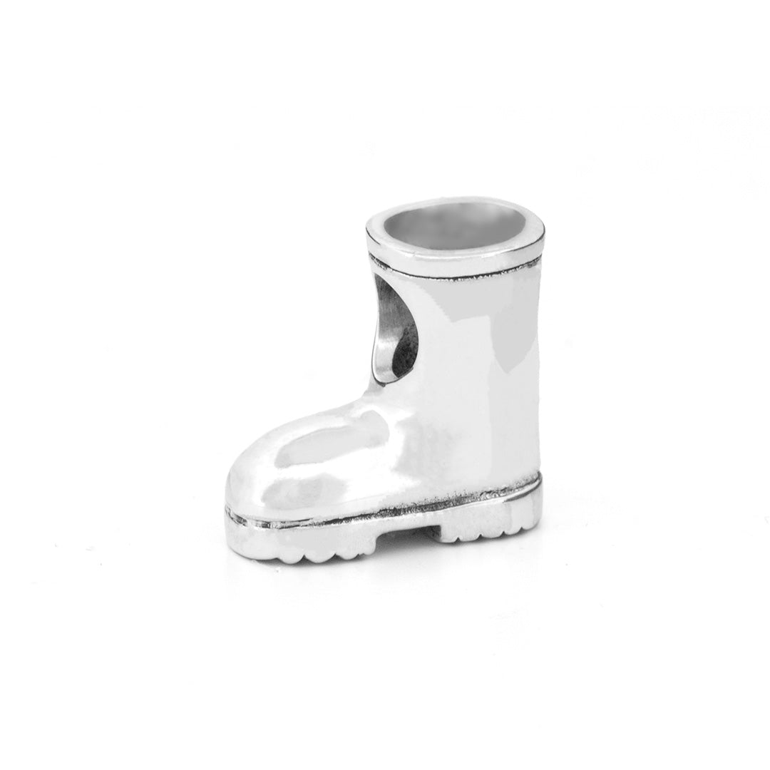 Black Raven Beads Garden Boot silver sterling-silver Charm by The Alternative Bead. Your official Black Raven Beads Retailer from Germany