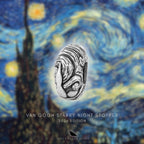 Black Raven Beads Van Gogh Starry Night Stopper 2026 Edition silver sterling-silver Stopper by The Alternative Bead. Your official Black Raven Beads Retailer from Germany