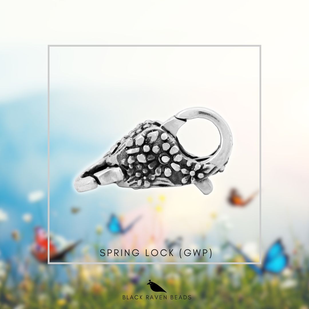 Black Raven Beads Butterfly Lock (Gift With Purchase)   Lock by The Alternative Bead. Your official Black Raven Beads Retailer from Germany