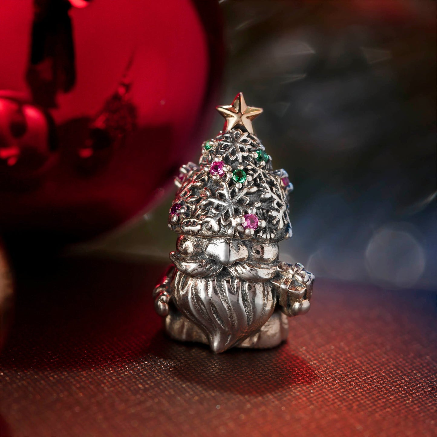 Silver Elfbeads Mr Tomte Charm by The Alternative Bead 