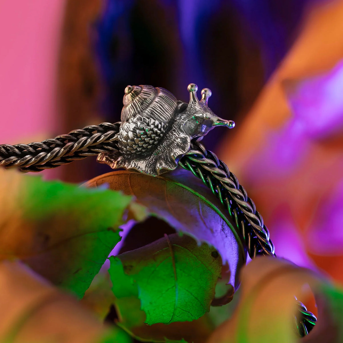 Elfbeads Oakleaf Snail silver sterling-silver Bead by The Alternative Bead. Your official Elfbeads Retailer from Germany