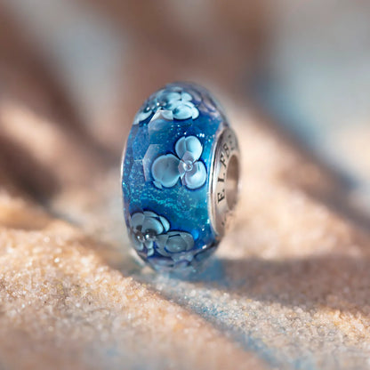 Elfbeads Ocean Flowers Fractal blue glass Bead by The Alternative Bead. Your official Elfbeads Retailer from Germany
