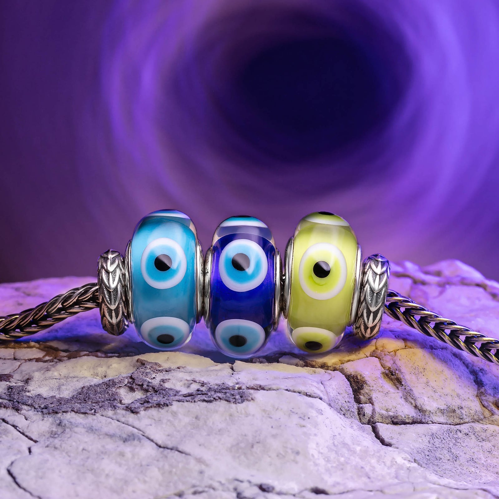  Elfbeads Evil Eye of Wisdom Charm by The Alternative Bead 