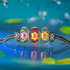 Elfbeads Heavenly Lotus Dream silver glass Bead by The Alternative Bead. Your official Elfbeads Retailer from Germany