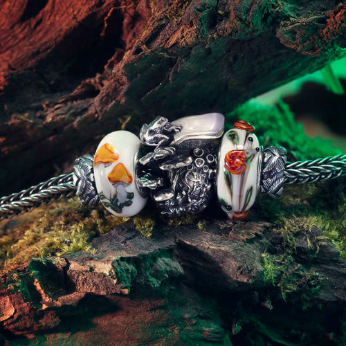 Elfbeads King of Mushrooms silver sterling-silver Bead by The Alternative Bead. Your official Elfbeads Retailer from Germany