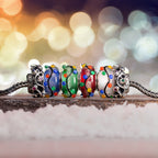 Elfbeads Christmas Lights Starlight Green  glass Bead by The Alternative Bead. Your official Elfbeads Retailer from Germany