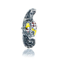 Aurora Charm Ginevra Venetian Mask silver; yellow; red sterling-silver; enamel Bead by The Alternative Bead. Your official Aurora Charm Retailer from Germany
