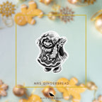 Black Raven Beads Mrs Gingerbread silver sterling-silver Charm by The Alternative Bead. Your official Black Raven Beads Retailer from Germany