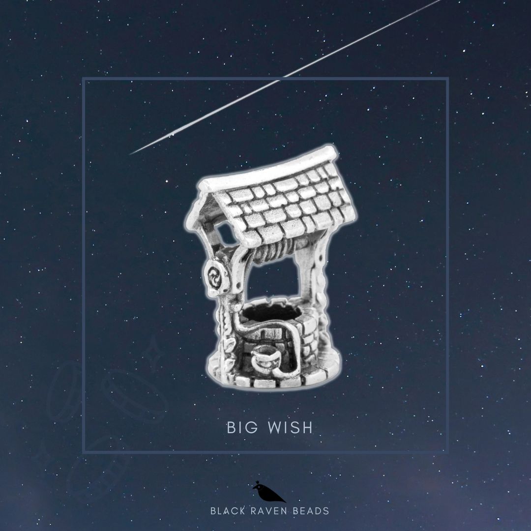 Black Raven Beads Big Wish silver sterling-silver Charm by The Alternative Bead. Your official Black Raven Beads Retailer from Germany