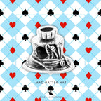 Black Raven Beads Mad Hatter Hat silver sterling-silver Charm by The Alternative Bead. Your official Black Raven Beads Retailer from Germany