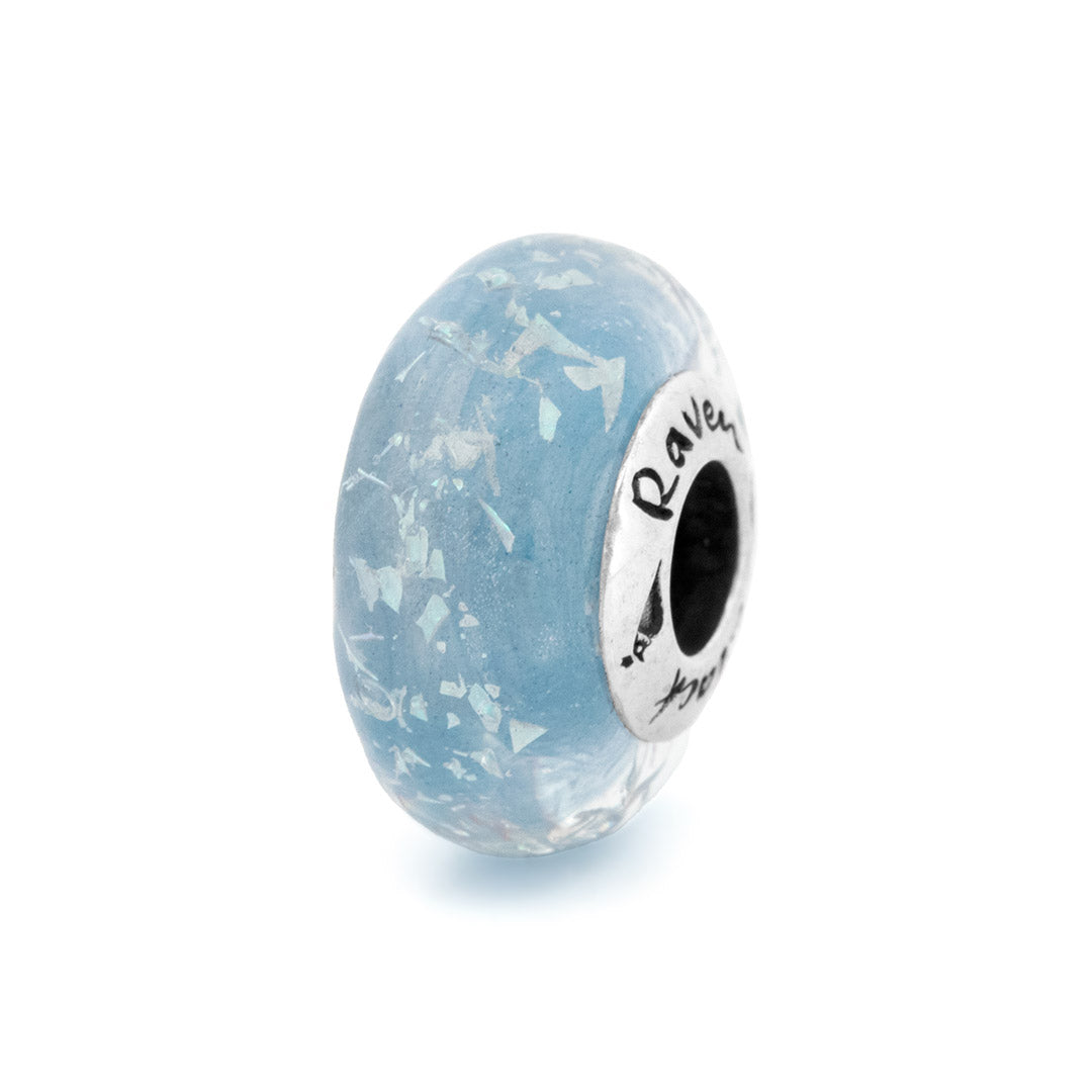 Black Raven Beads Frosty Mornings LE blue glass Charm by The Alternative Bead. Your official Black Raven Beads Retailer from Germany