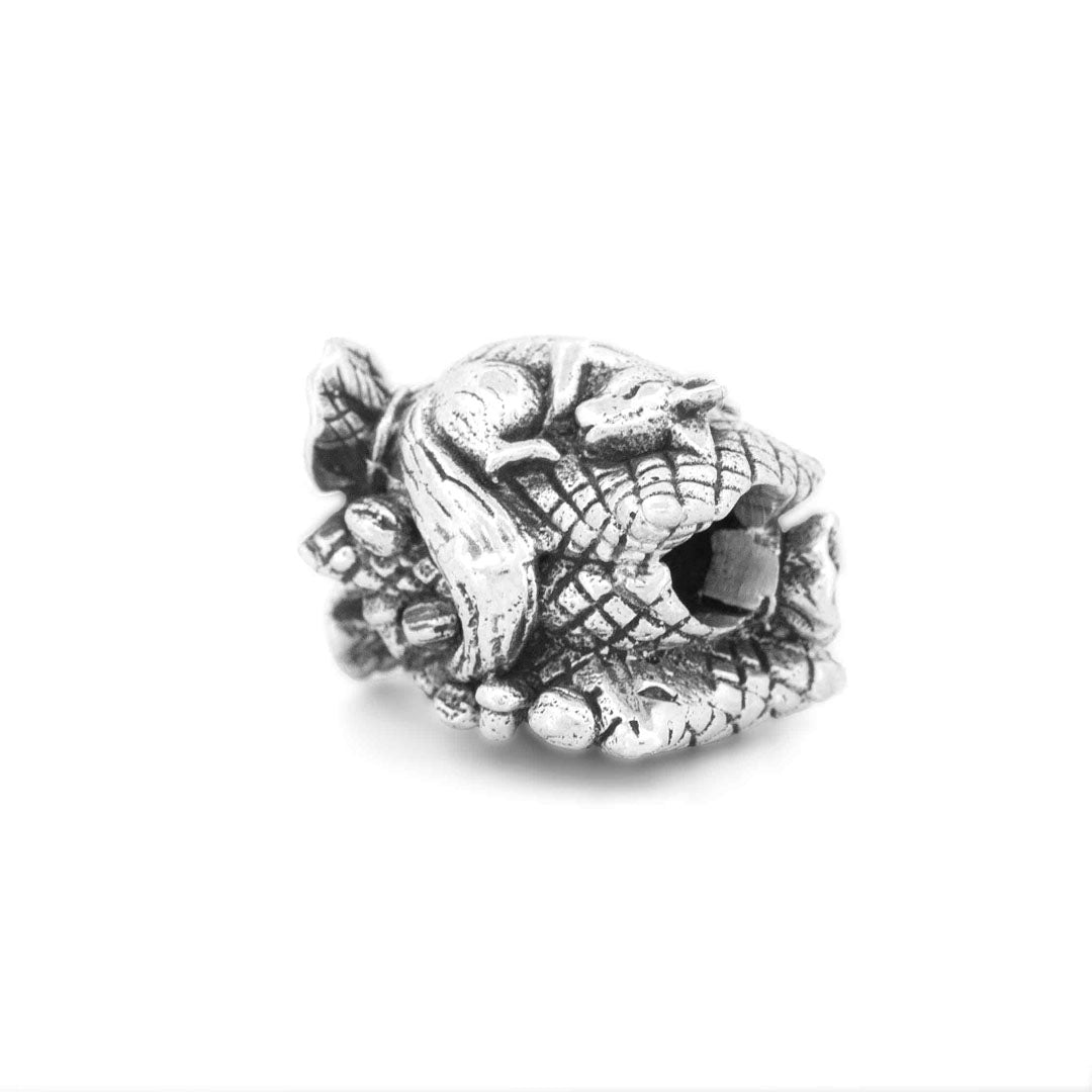 Black Raven Beads Squirrel Nuts silver sterling-silver Charm by The Alternative Bead. Your official Black Raven Beads Retailer from Germany