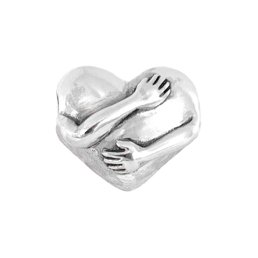 Black Raven Beads Hug silver sterling-silver Charm by The Alternative Bead. Your official Black Raven Beads Retailer from Germany