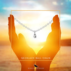 Black Raven Beads Necklace Ball Chain silver sterling-silver Necklace by The Alternative Bead. Your official Black Raven Beads Retailer from Germany