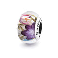 Black Raven Beads Emit Peace (LE 50) pink and purple glass Charm by The Alternative Bead. Your official Black Raven Beads Retailer from Germany