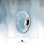 Black Raven Beads Frosty Mornings LE blue glass Charm by The Alternative Bead. Your official Black Raven Beads Retailer from Germany