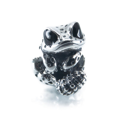 The Alternative Bead: Aurora Charm - Leo the Gecko Sterling Silver Charm Picture 3