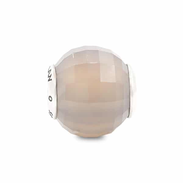 Praan Grey Chalcedony silver sterling-silver Bead by The Alternative Bead. Your official Praan Retailer from Germany