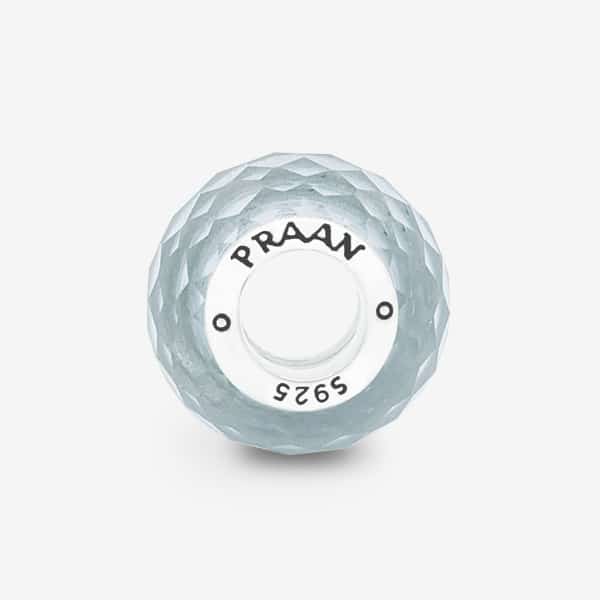Praan Icy Crystal Charm blue crystal Bead by The Alternative Bead. Your official Praan Retailer from Germany