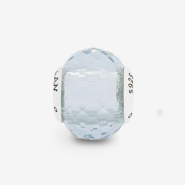 Praan Icy Crystal Charm blue crystal Bead by The Alternative Bead. Your official Praan Retailer from Germany