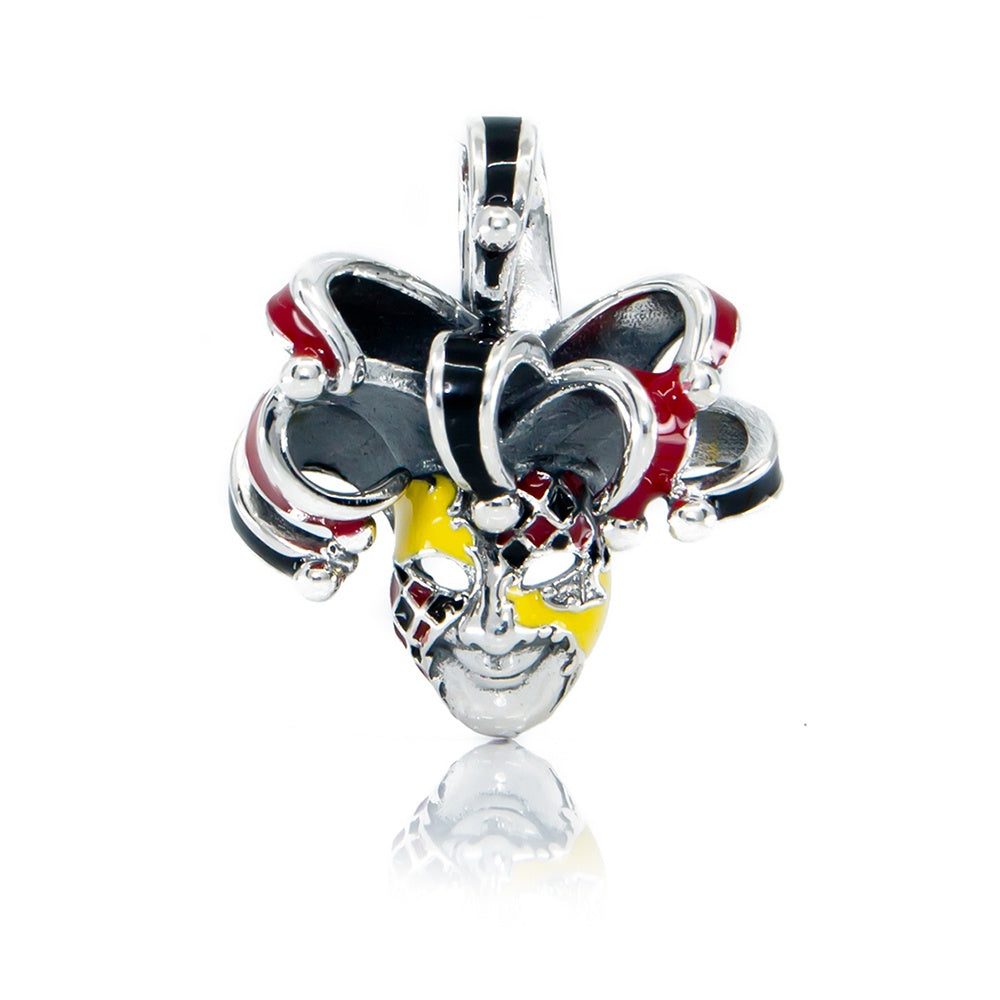 The Alternative Bead: Aurora Charm - Leonardo Venetian Mask Sterling Silver Charm Picture 1