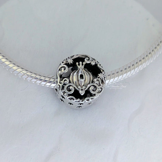 Disney x Pandora Cinderella Clock & Pumpkin Coach Charm silver sterling-silver Bead by The Alternative Bead. Your Jewelry Retailer from Germany