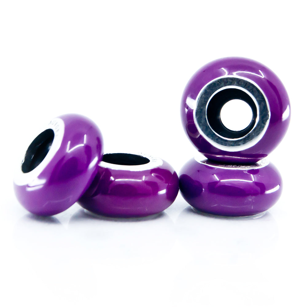 Aurora Charm Purple Universal Enamel Stopper purple sterling-silver; enamel Stopper by The Alternative Bead. Your official Aurora Charm Retailer from Germany