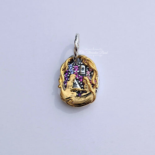 Disney x Pandora Rapunzel & Fynn Double Dangle Charm silver; gold; multicolor sterling-silver; gold-plated Dangle by The Alternative Bead. Your Jewelry Retailer from Germany