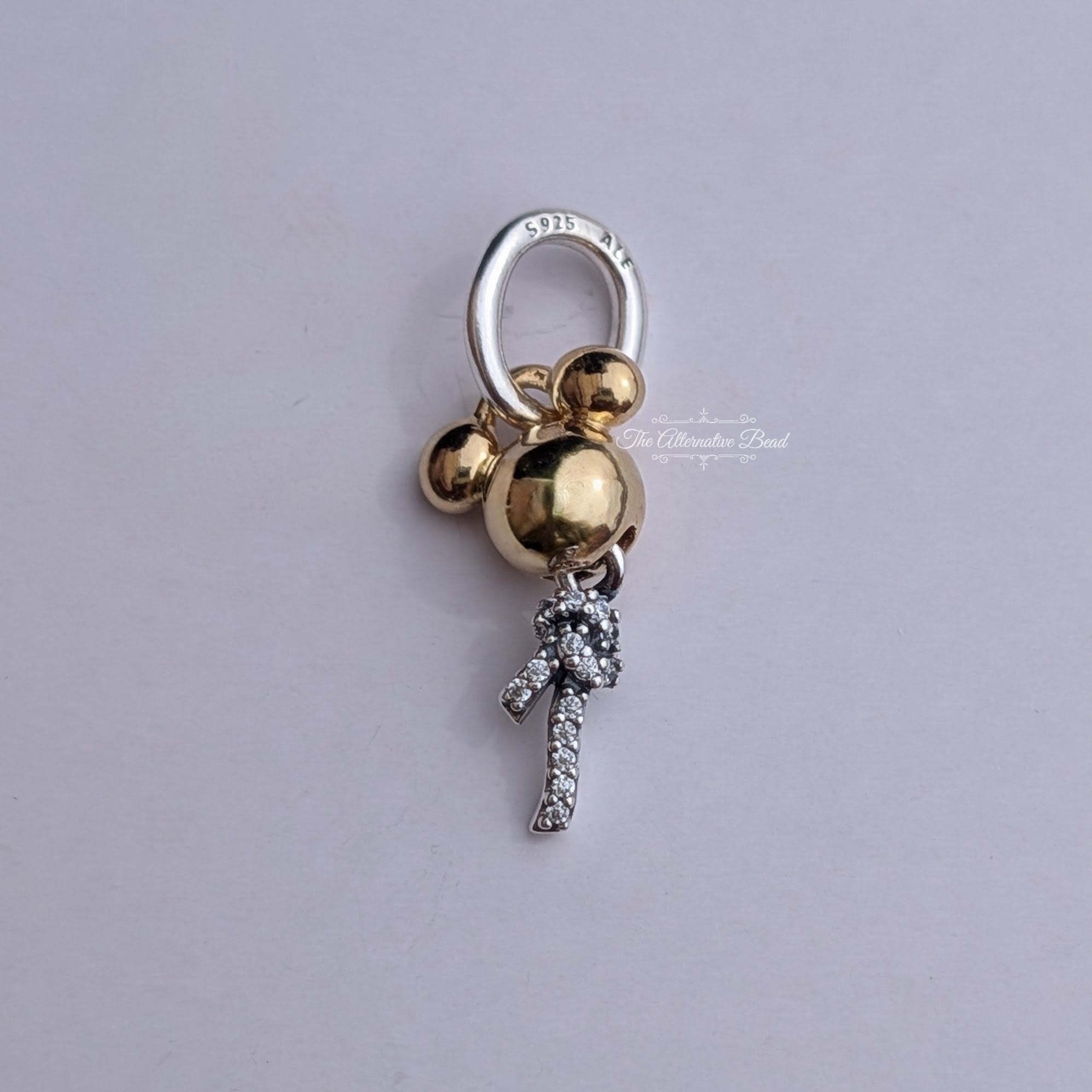 Mickey balloon bicolor Dangle Charm