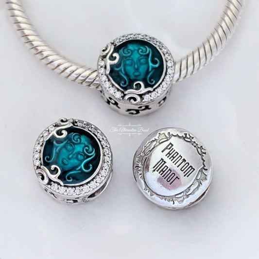 Disney x Pandora The Haunted Mansion Madame Leota silver; blue sterling-silver Bead by The Alternative Bead. Your official Disney x Pandora Retailer from Germany