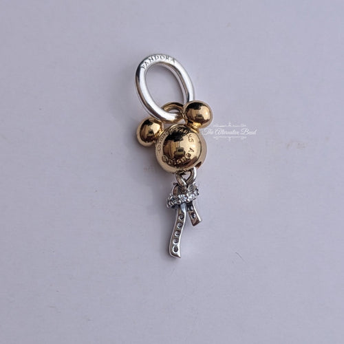 Disney x Pandora Mickey Mouse Balloon Bicolor Dangle Charm gold; multicolor sterling-silver; gold-plated Dangle by The Alternative Bead. Your Jewelry Retailer from Germany