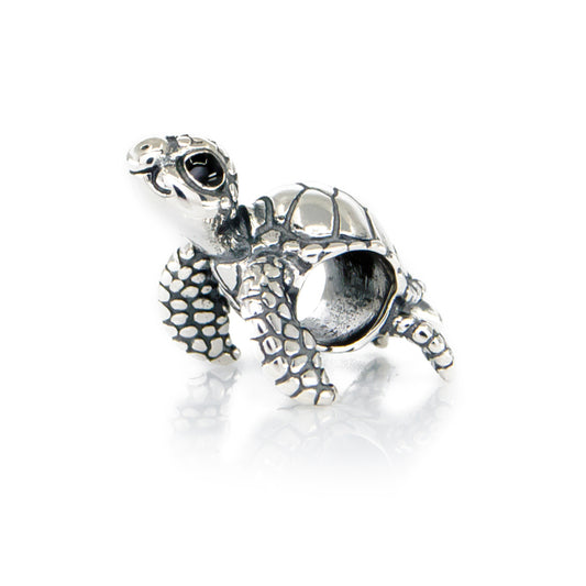 The Alternative Bead: Aurora Charm - Happy the Turtle Charm Sterling Silver Charm Picture 1