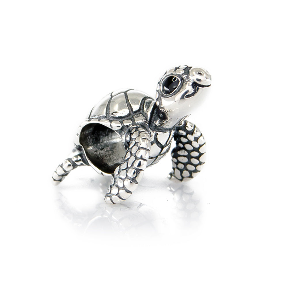 The Alternative Bead: Aurora Charm - Happy the Turtle Charm Sterling Silver Charm Picture 2